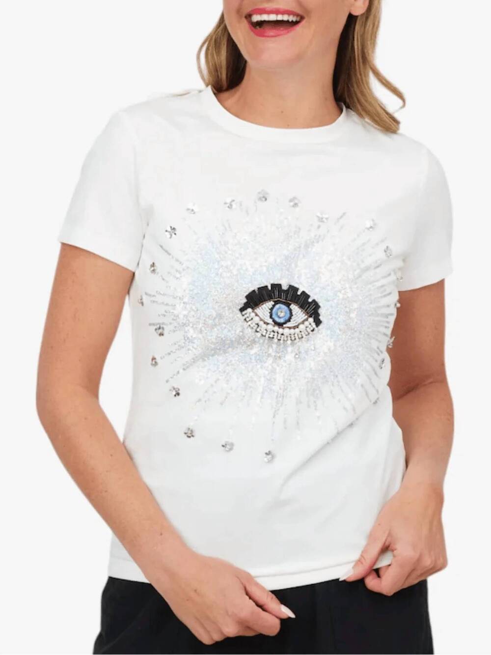 NEW ASTRID kelly top in white